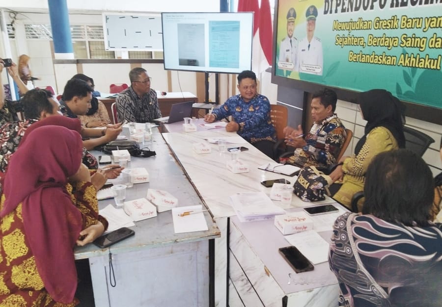 DPUTR Gresik Hadiri Rapat Koordinasi Penyelesaian Batas Tanah Negara di Sukorame